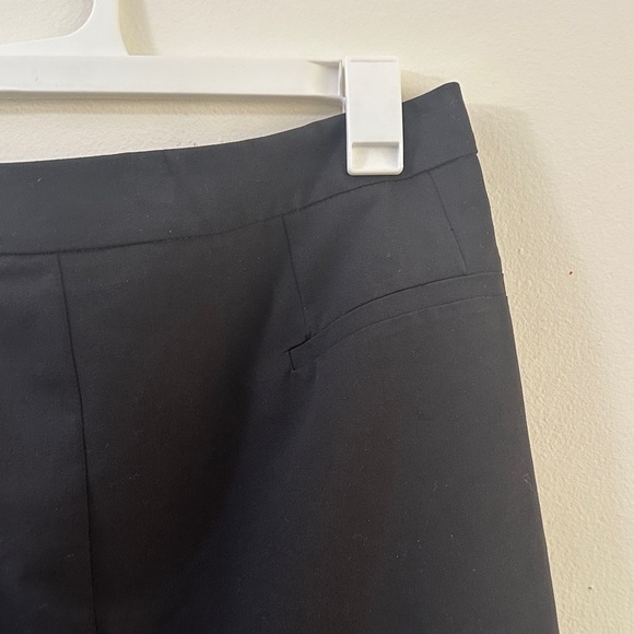 Black Wrap Button Skirt Corporate - Picture 5 of 8